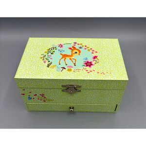 Djeco Fawn Song Little Girl Jewelry Box Musical Spinning Fawn